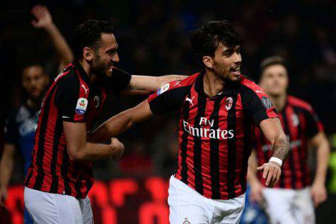 Calhanoglu e Paquetà - Milan-Empoli