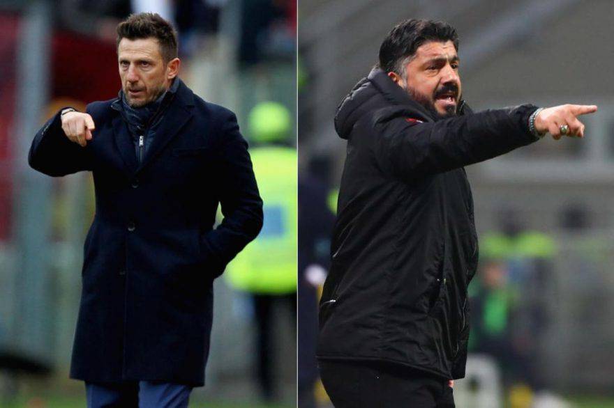 Eusebio Di Francesco Gennaro Gattuso