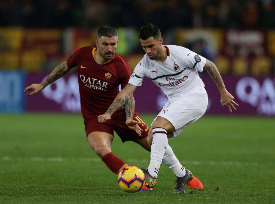 Suso e Kolarov - Roma-Milan