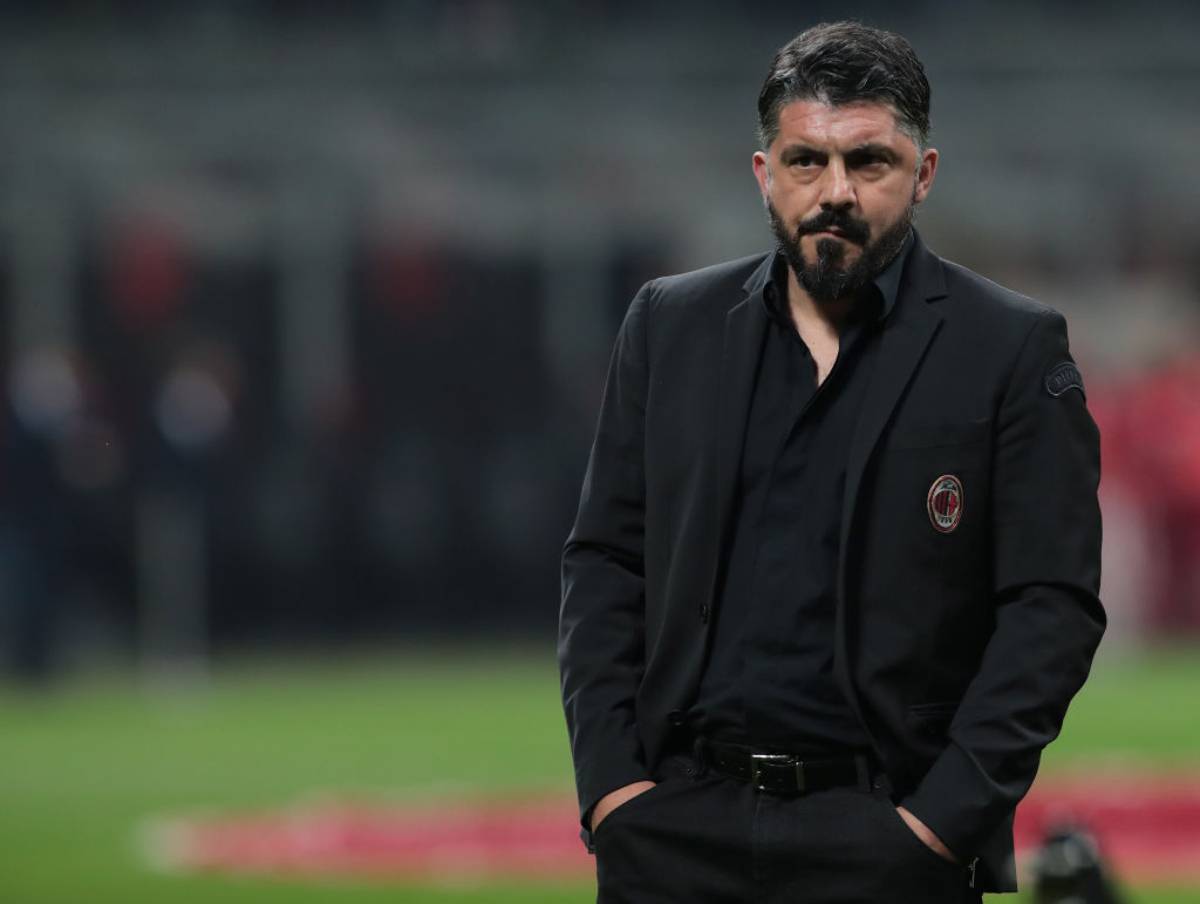 Gennaro Gattuso durante Milan-Inter