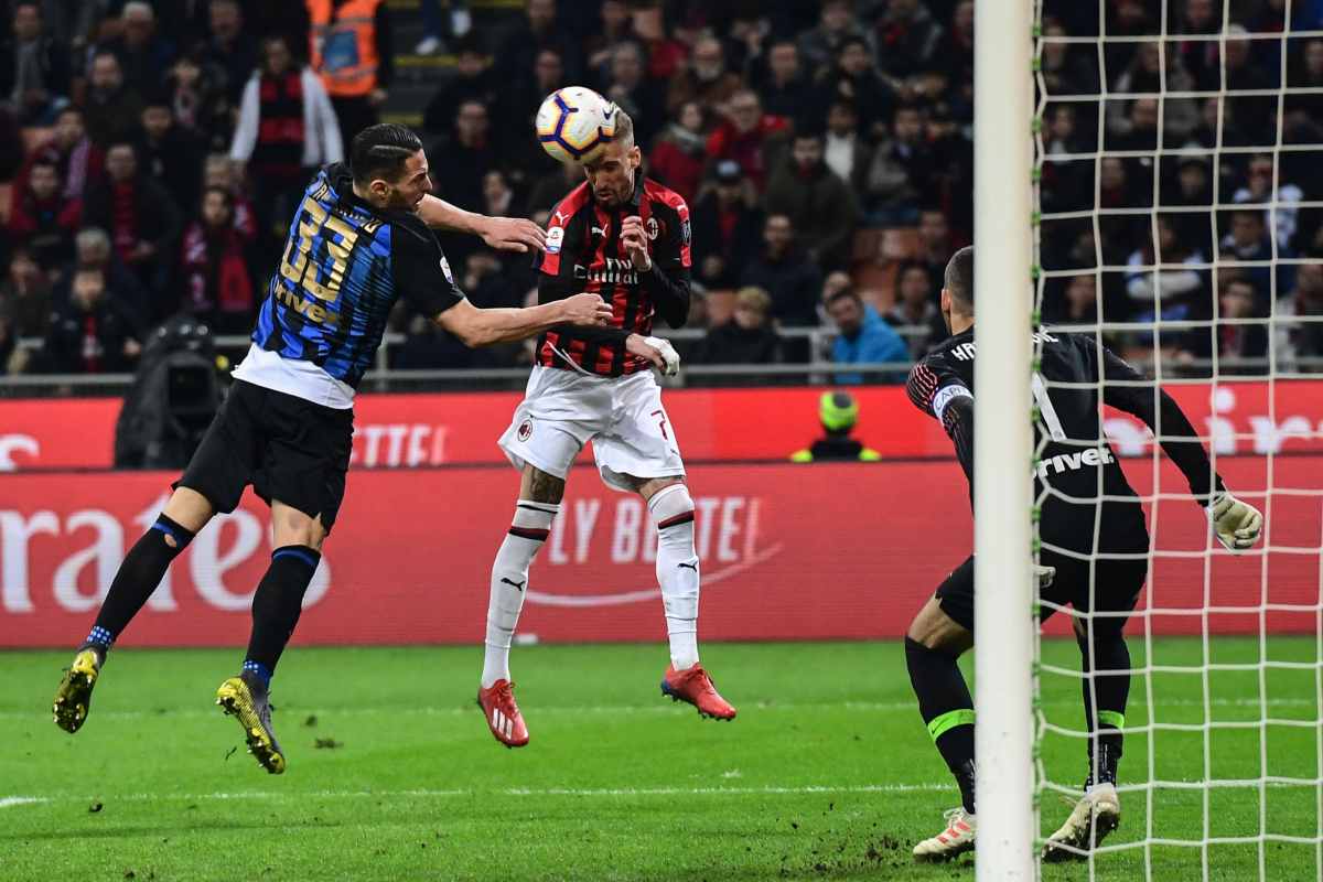 Samu Castillejo Milan Inter derby