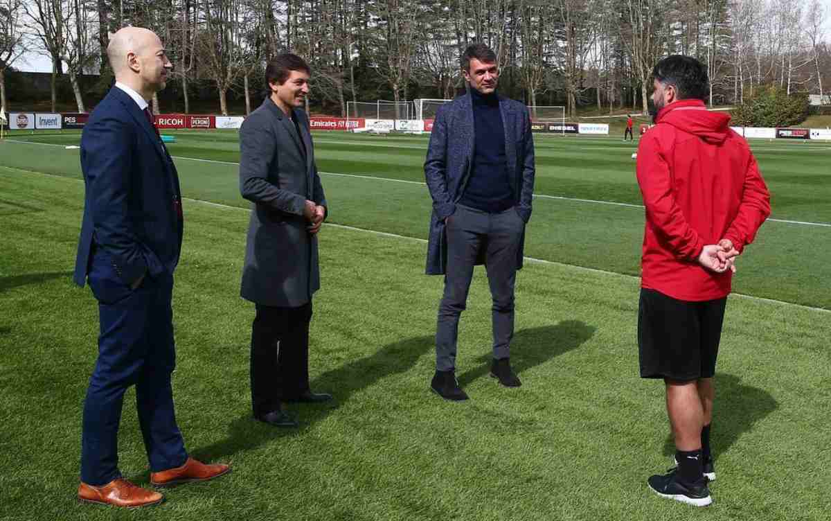 gazidis leonardo maldini gattuso