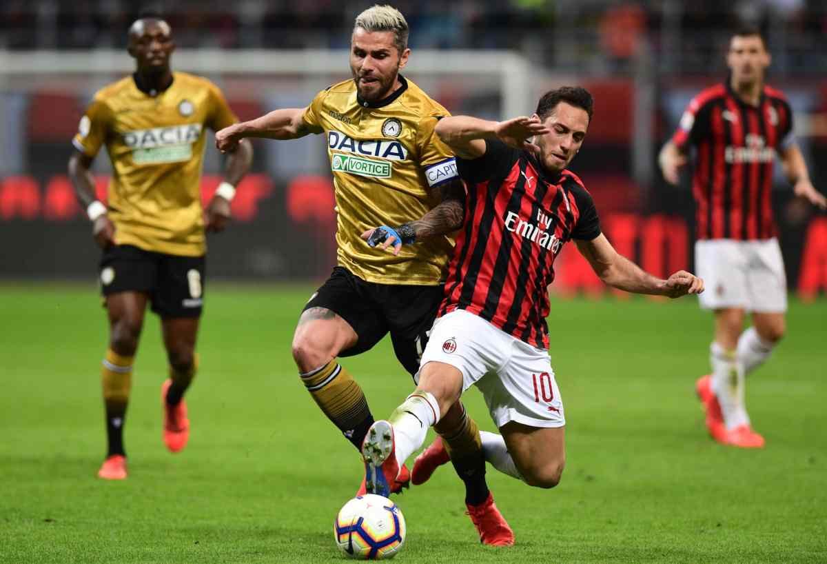 Hakan Calhanoglu Valon behrami Milan