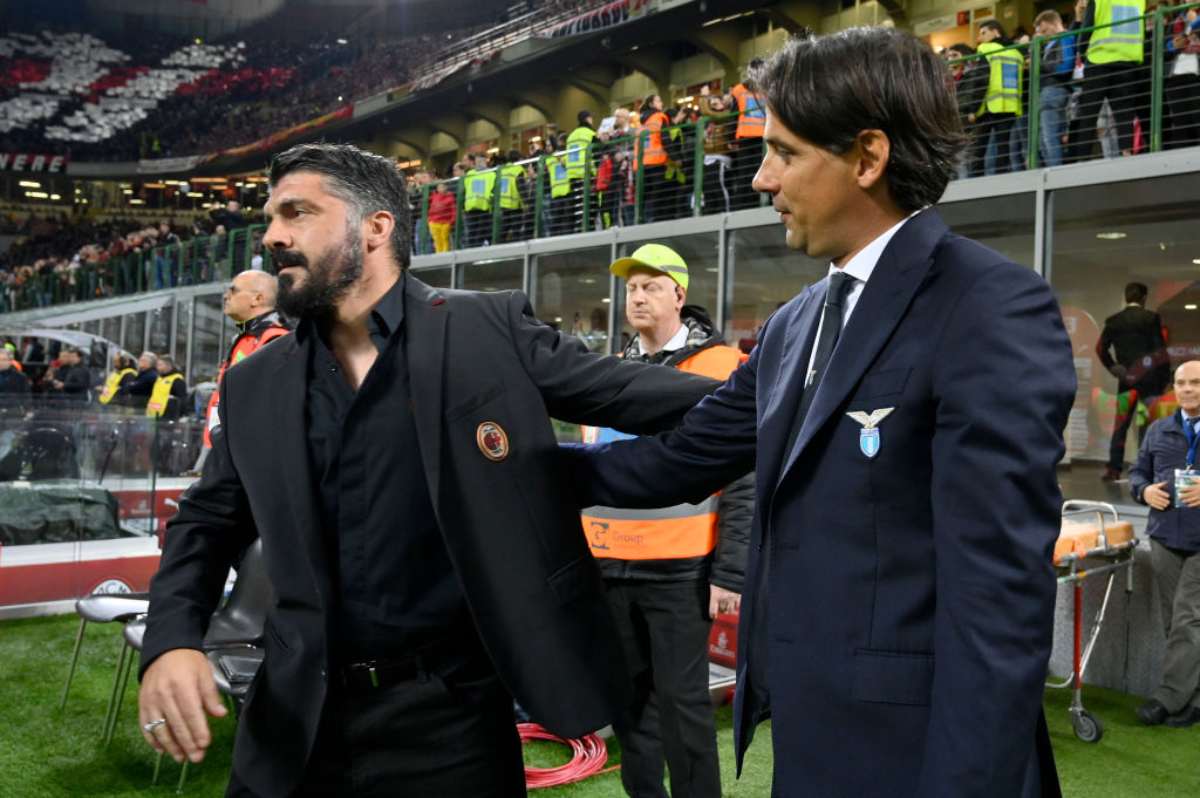 Gennaro Gattuso e Simone Inzaghi