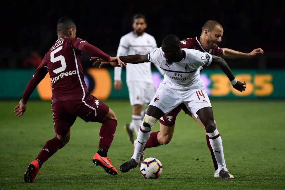 Tiémoué Bakayoko in Torino-Milan