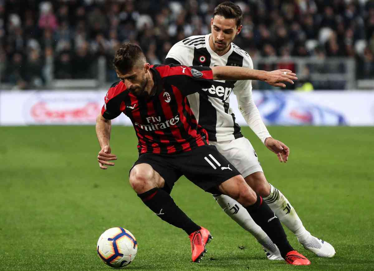 Fabio Borini Mattia De Sciglio Juventus Milan