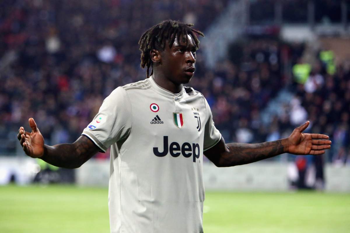 moise kean cagliari juventus