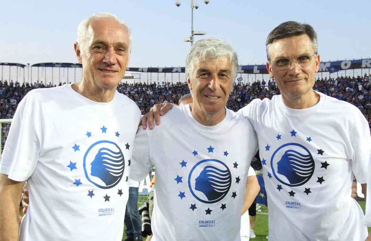 Antonio Percassi Gian Piero Gasperini Giovanni Sartori