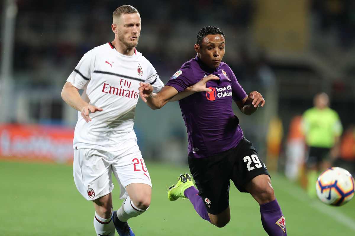 Ignazio Abate Luis Muriel AC Milan