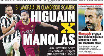 Gazzetta dello Sport, Corsport, Tuttosport: prime pagine del 14 giugno 2019