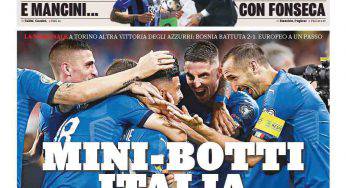 Gazzetta dello Sport, Corsport, Tuttosport: prime pagine del 12 giugno 2019