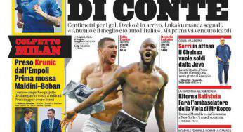 Gazzetta, Corriere dello Sport, Tuttosport: prime pagine 13 giugno 2019