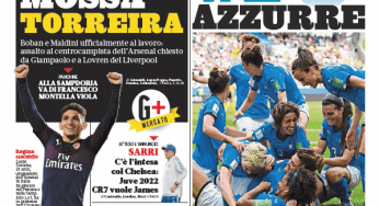 Gazzetta dello Sport, Corsport, Tuttosport: prime pagine del 15 giugno 2019