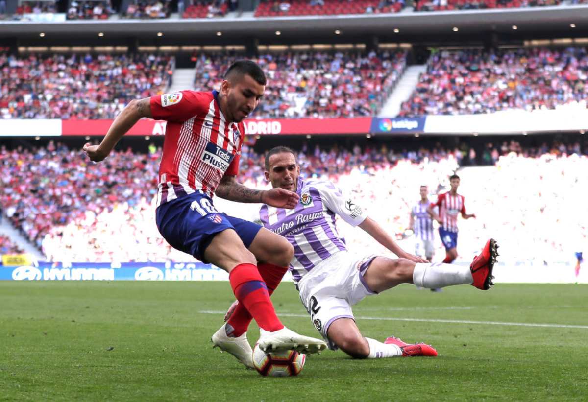 Angel Correa in Atlético Madrid-Real Valladolid