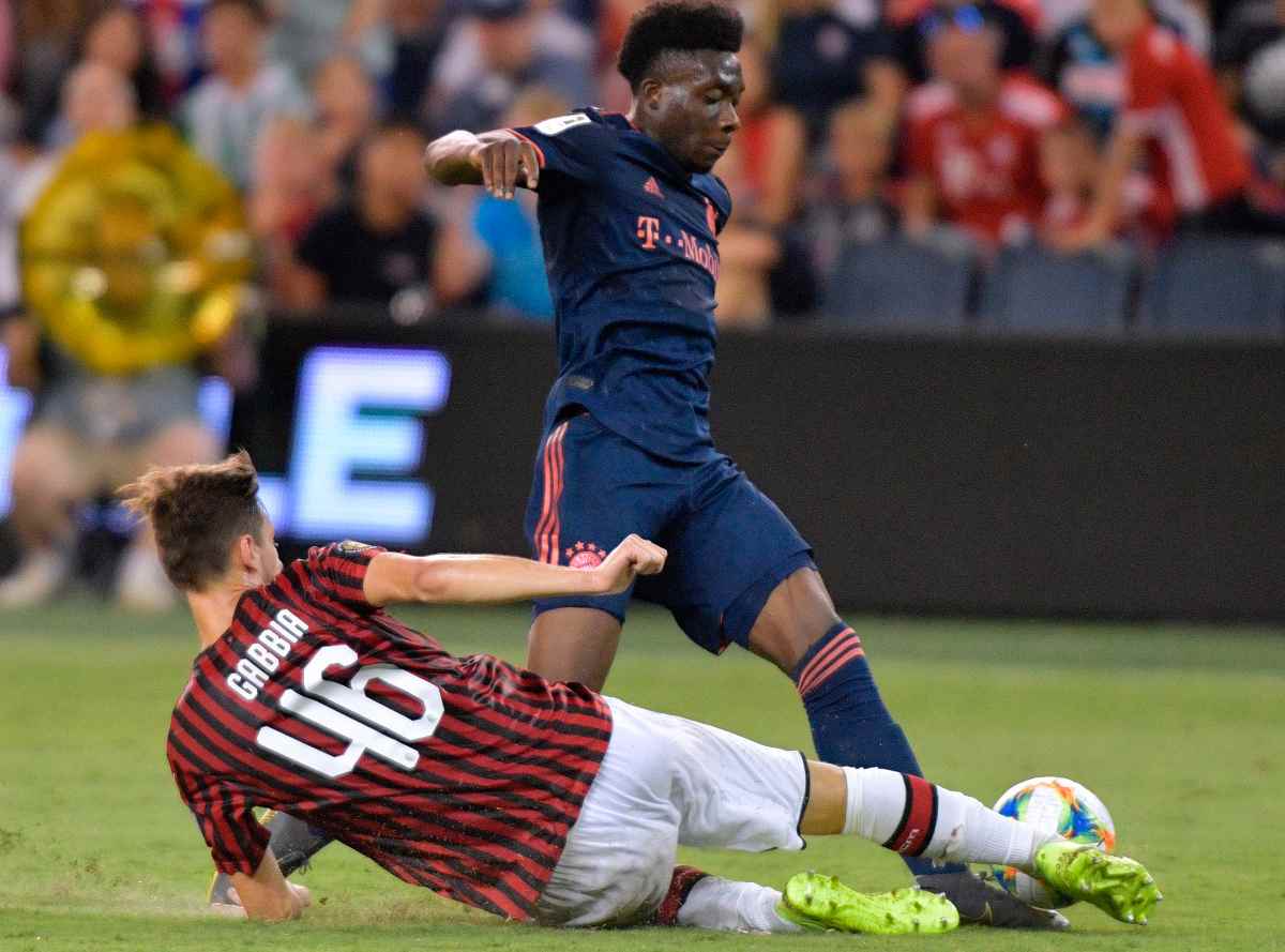 Matteo Gabbia e Alphonso Davies