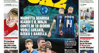 Gazzetta dello Sport, Corsport, Tuttosport: prime pagine del 7 luglio 2019