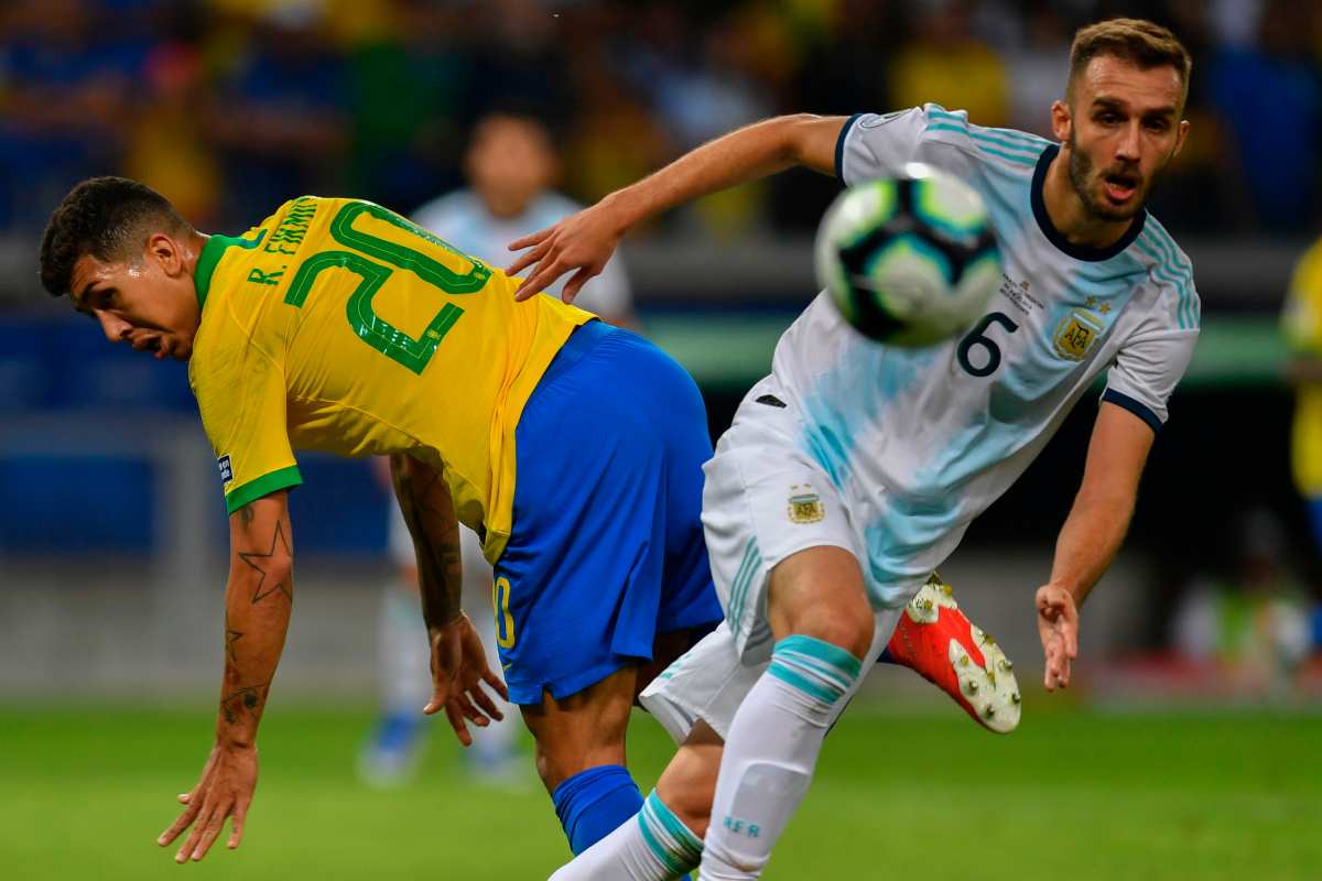 German Pezzella e Roberto Firmino