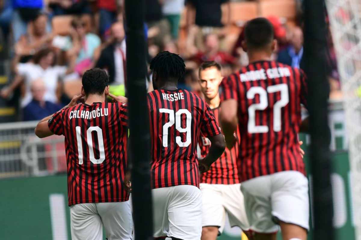 Hakan Calhanoglu Franck Kessie André Silva