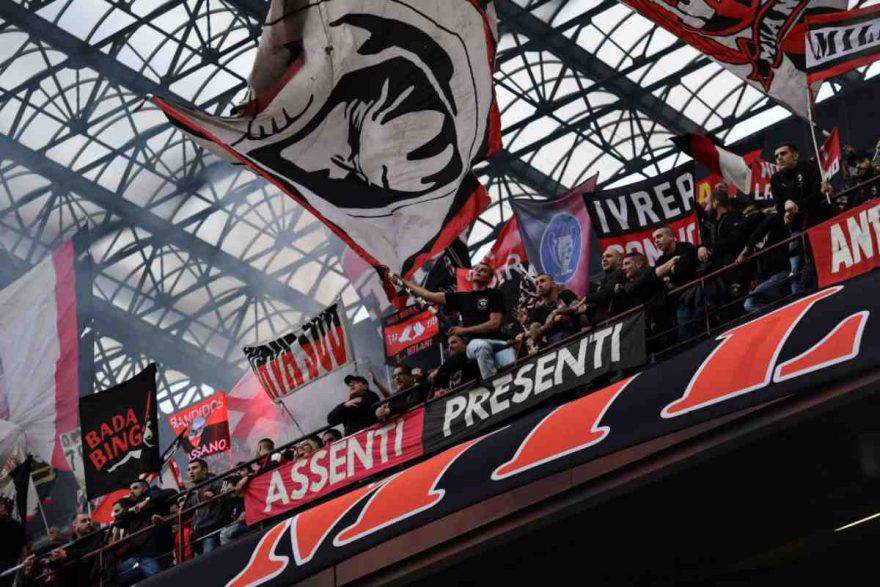 Curva Sud Milan a San Siro
