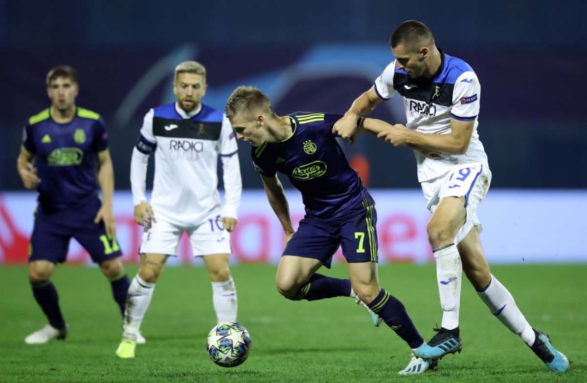 Dani Olmo contro l'Atalanta