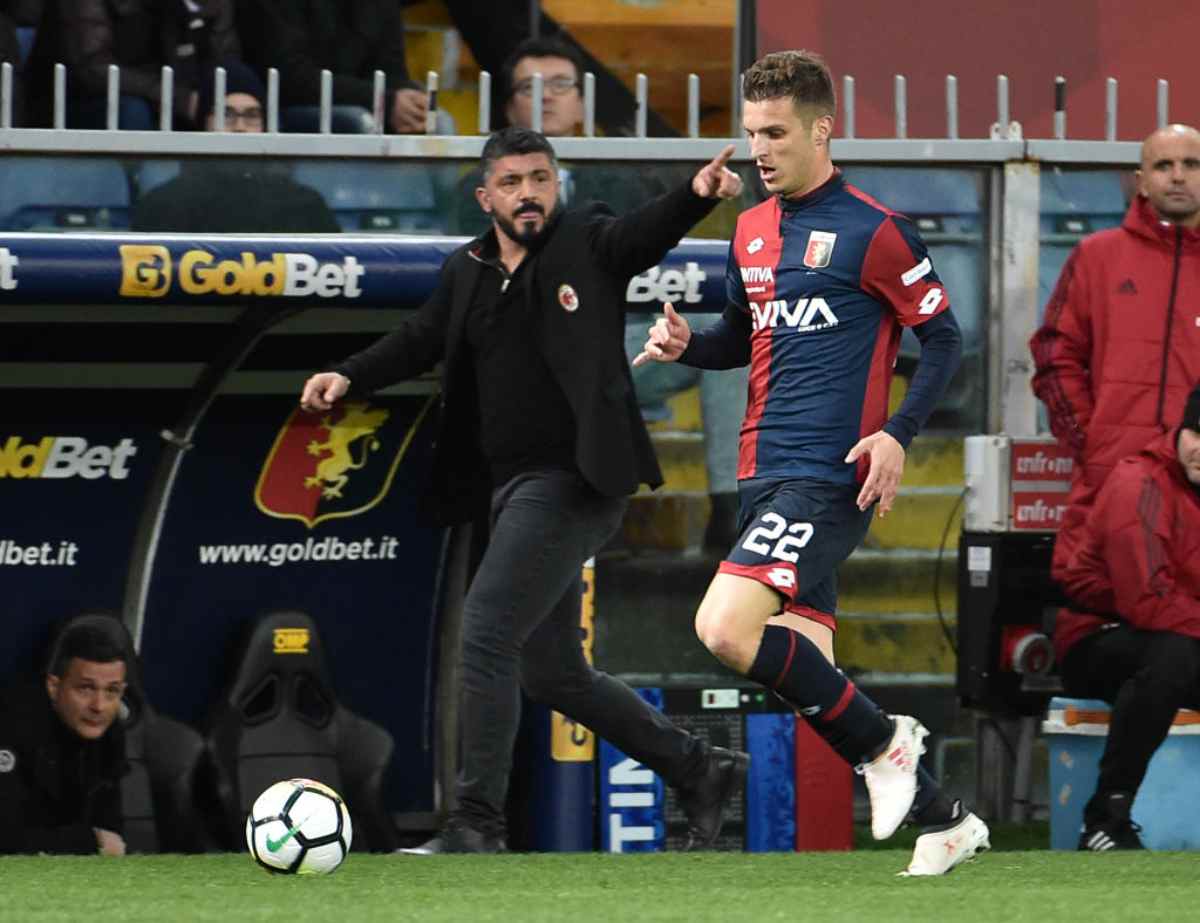 Gennaro Gattuso in Genoa-Milan