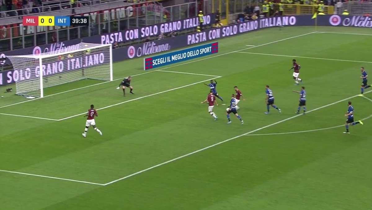 Suso contropiede derby Milan-Inter