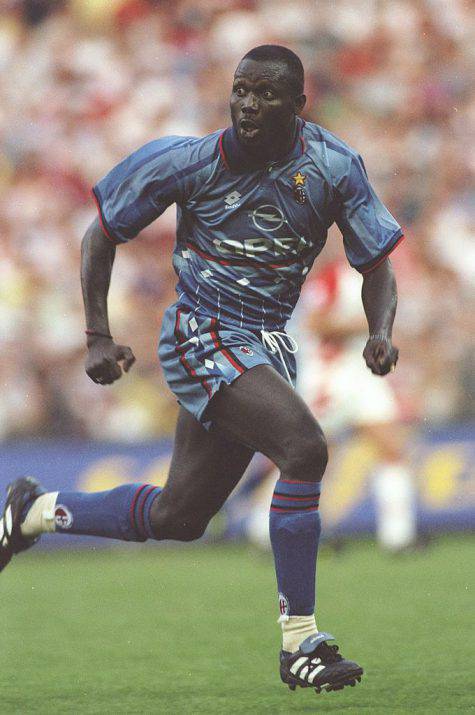 George Weah terza maglia Milan 1995-1996
