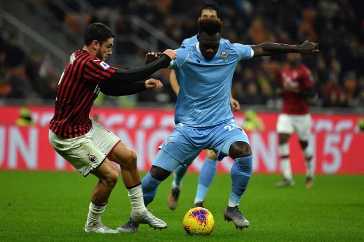 Davide Calabria Felipe Caicedo Milan-Lazio