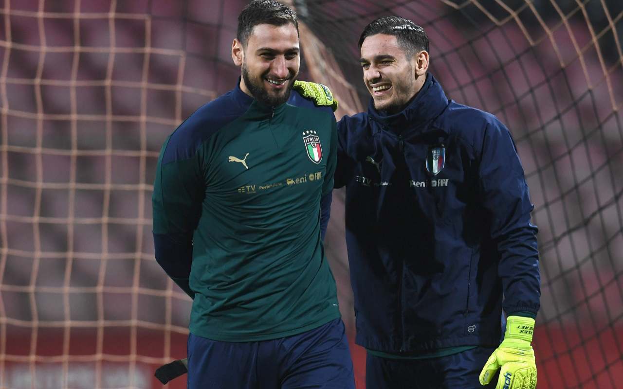 Gianluigi Donnarumma Alex Meret Milan Napoli