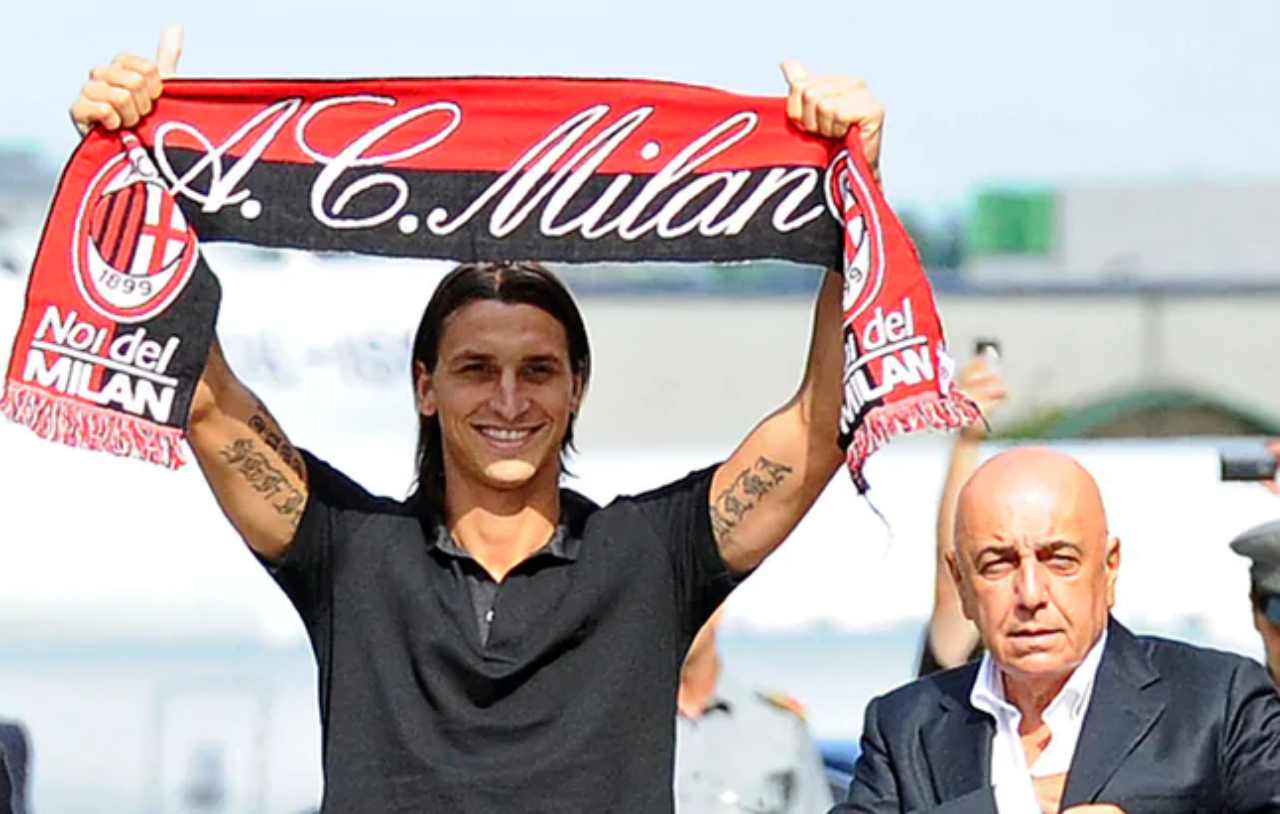 Zlatan Ibrahimovic Adriano Galliani