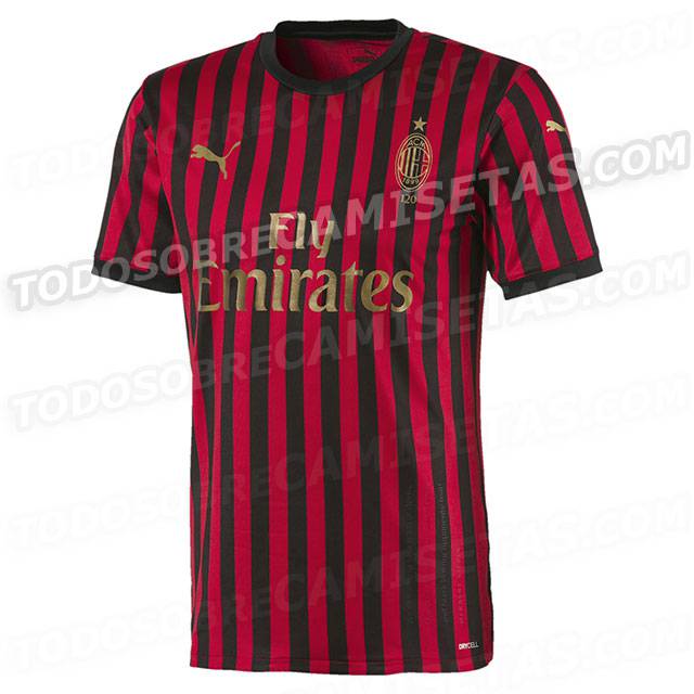 Maglia Milan 120 anni