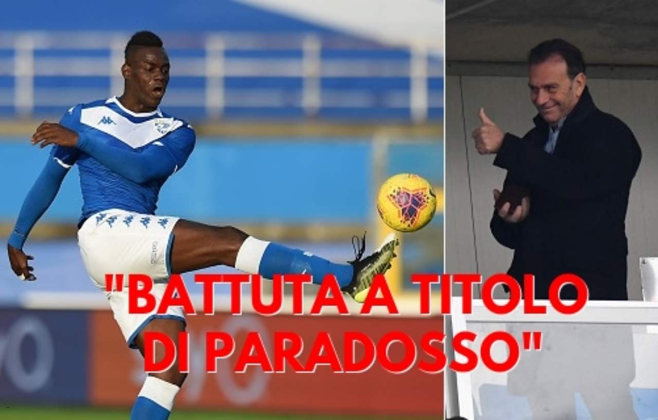 Mario Balotelli Massimo Cellino