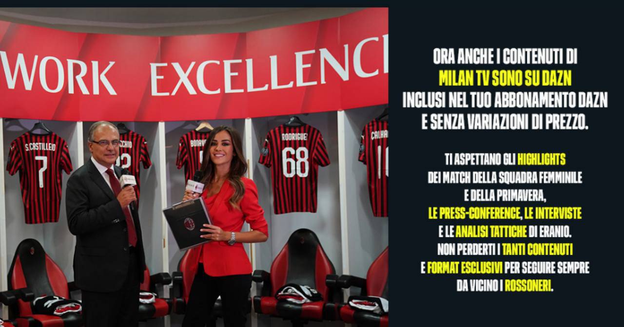 Milan TV su DAZN