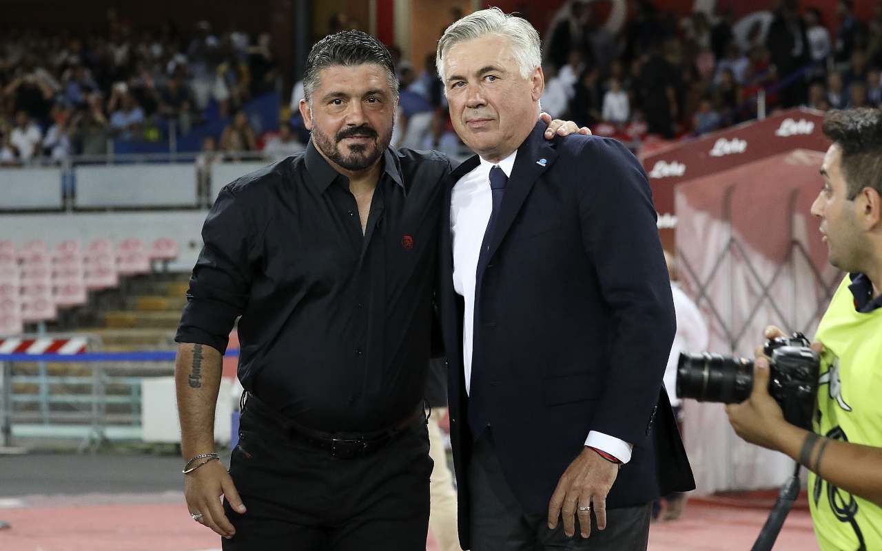 Carlo Ancelotti Gennaro Gattuso