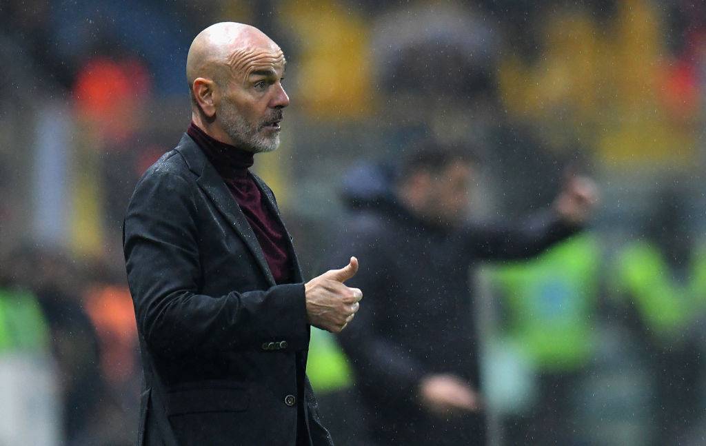 Stefano Pioli in Parma-Milan