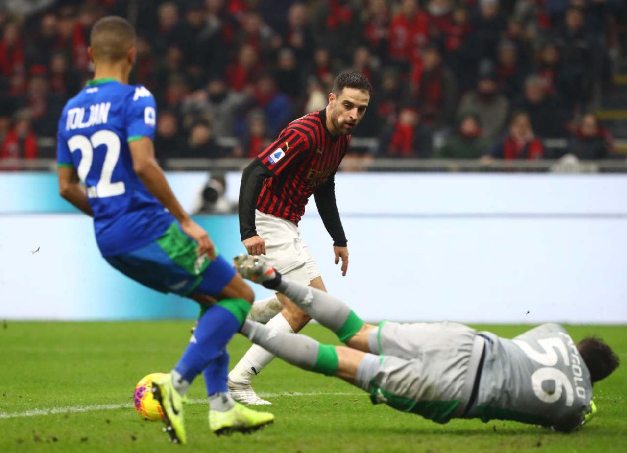 Giacomo Bonaventura Milan Sassuolo