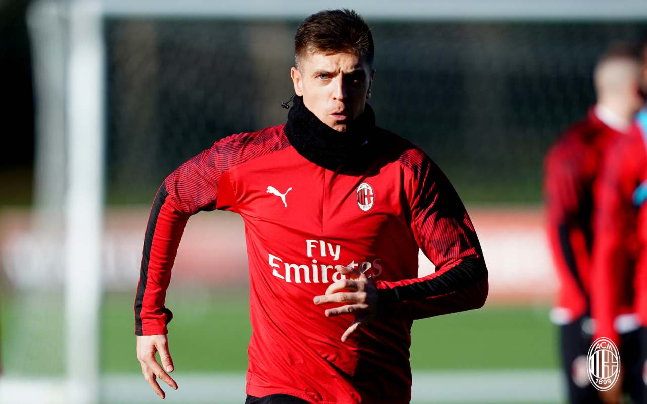 Krzysztof Piatek Milanello