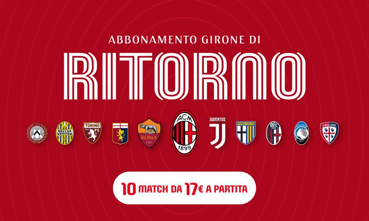 News milan abbonamenti ritorno