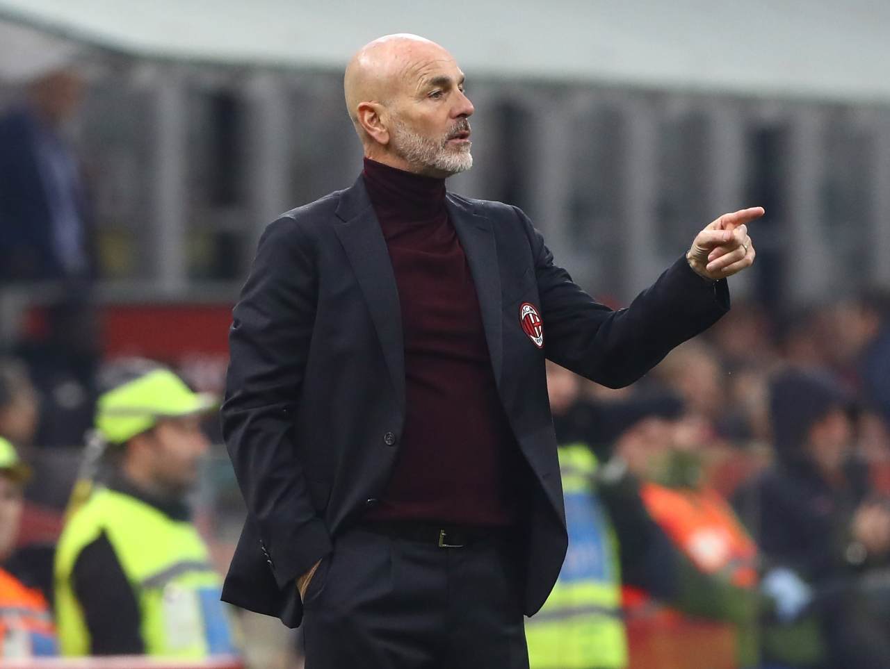 Stefano Pioli arbitro Manganiello Milan Sassuolo