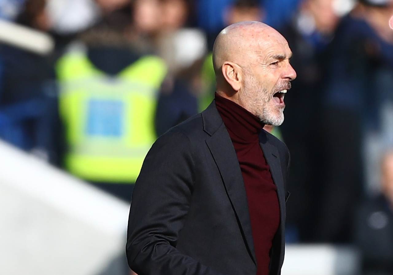 Stefano Pioli deluso Atalanta-Milan