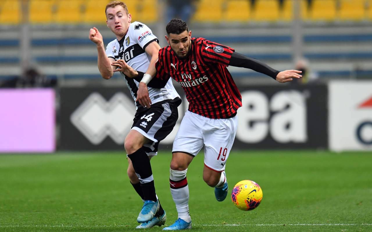 Theo Hernandez Kulusevski Parma Milan