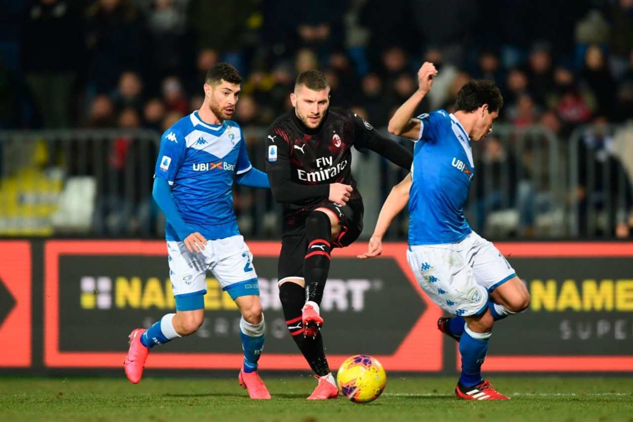 Ante Rebic Brescia-Milan 0-1