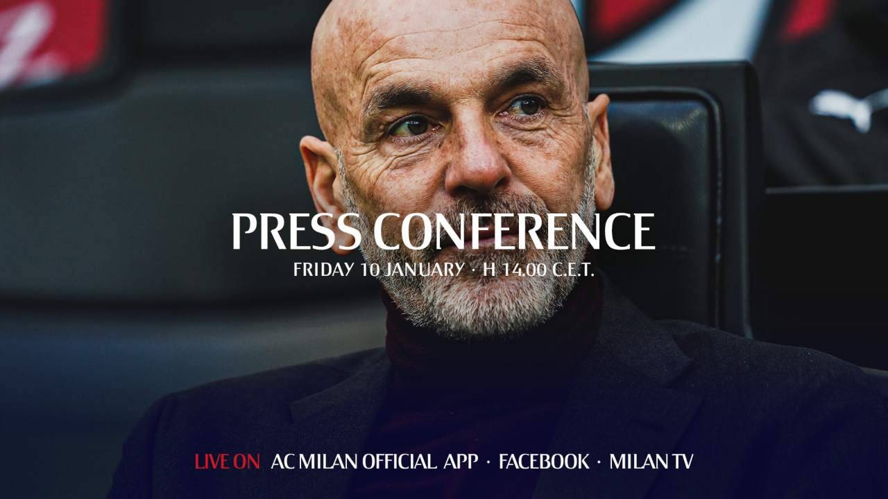 Stefano Pioli conferenza stampa Cagliari Milan