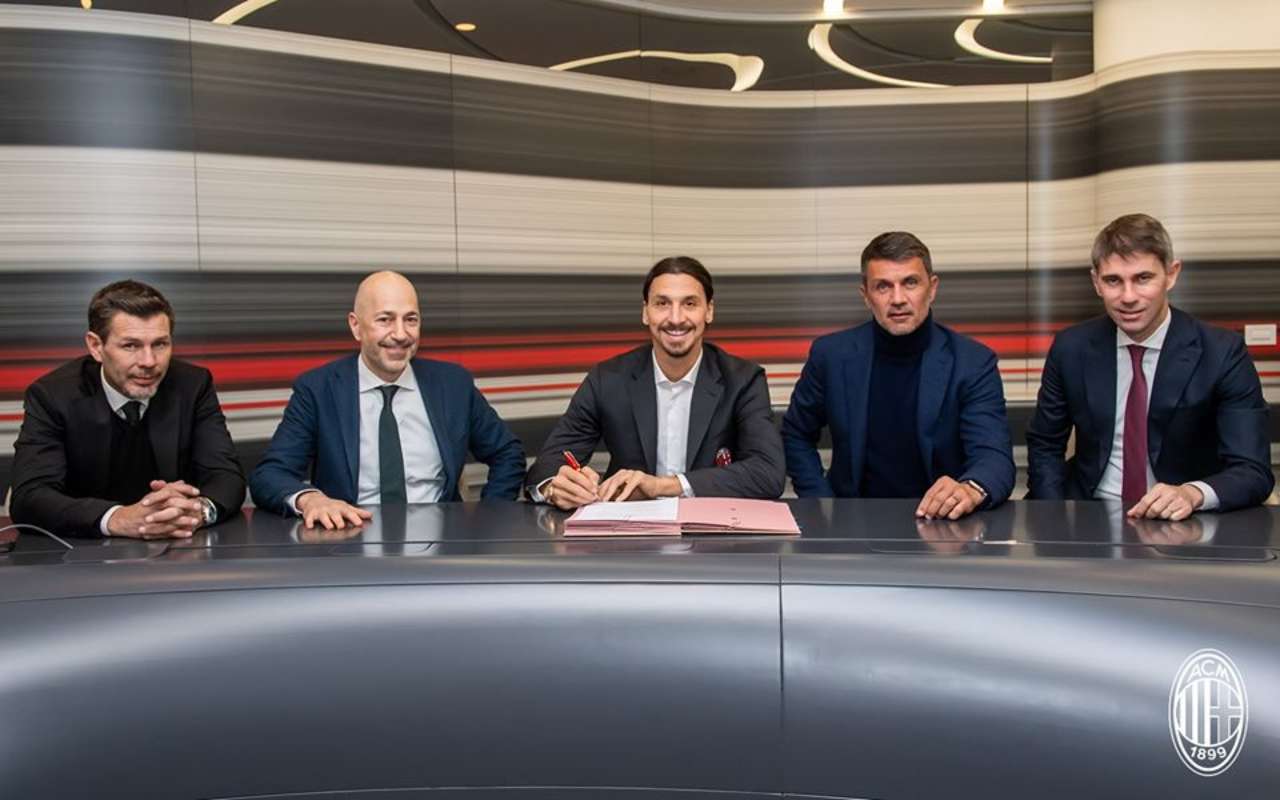 Firma Zlatan Ibrahimovic Milan