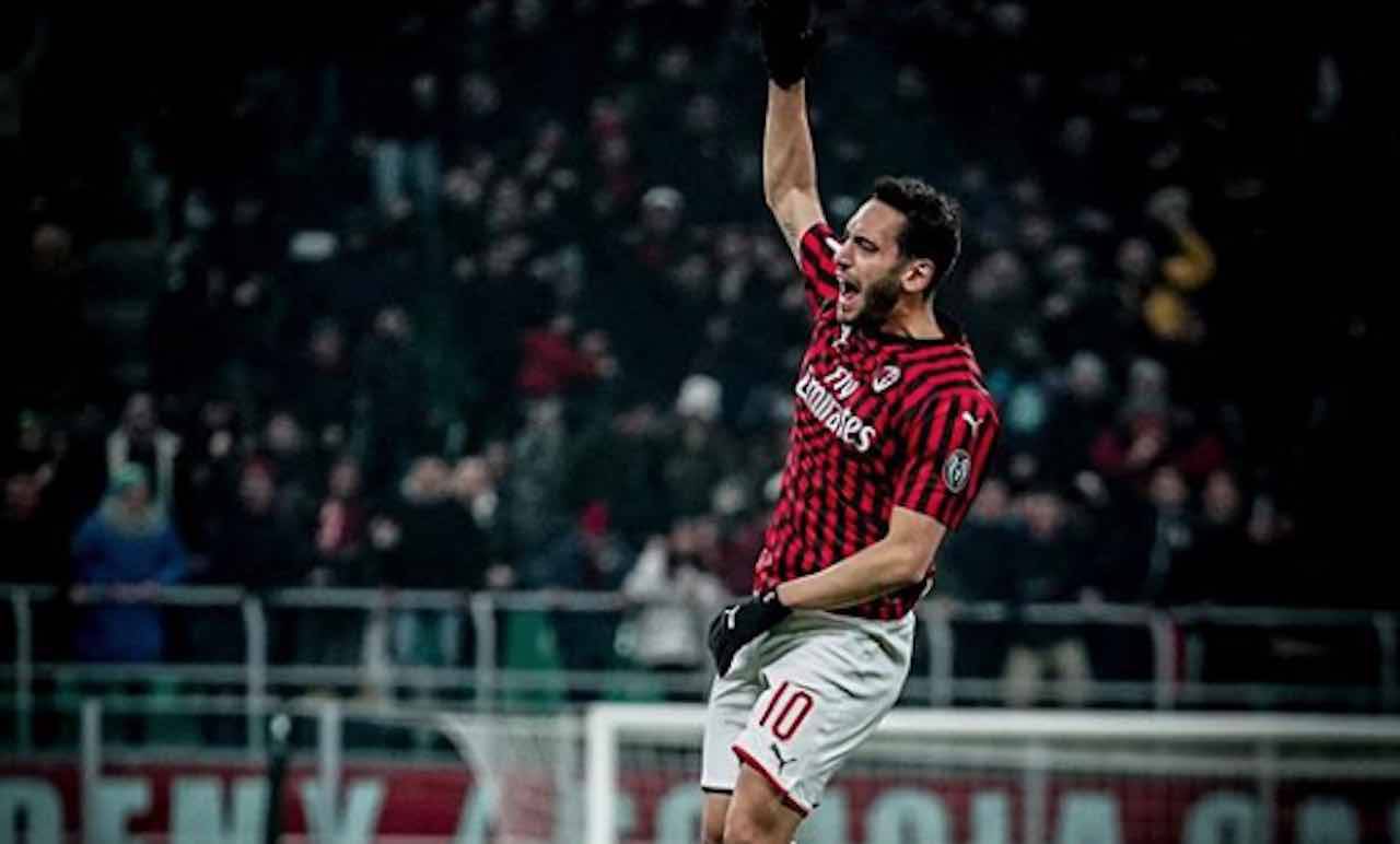 hakan calhanoglu milan torio