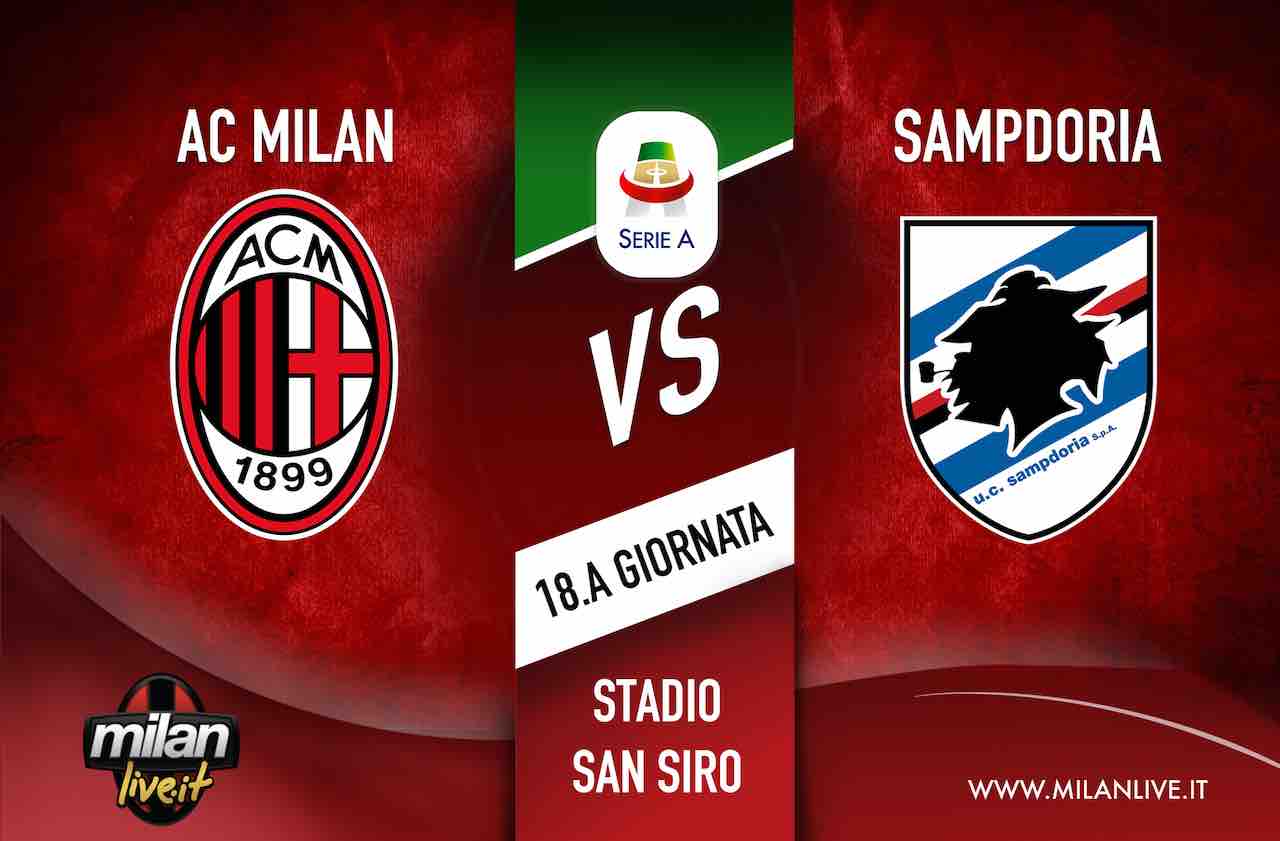 milan sampdoria live risultato cronaca