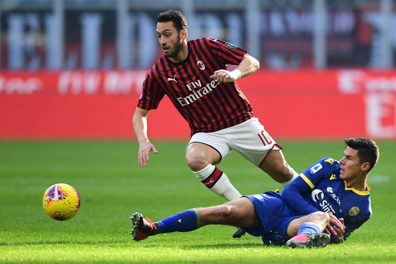 Hakan Calhanoglu Milan Verona