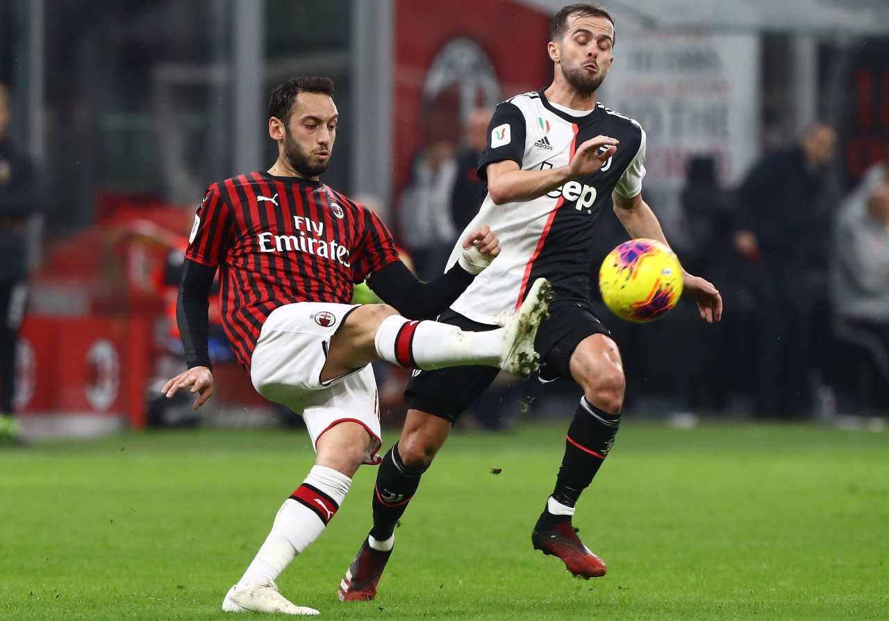 hakan Calhanoglu milan juve