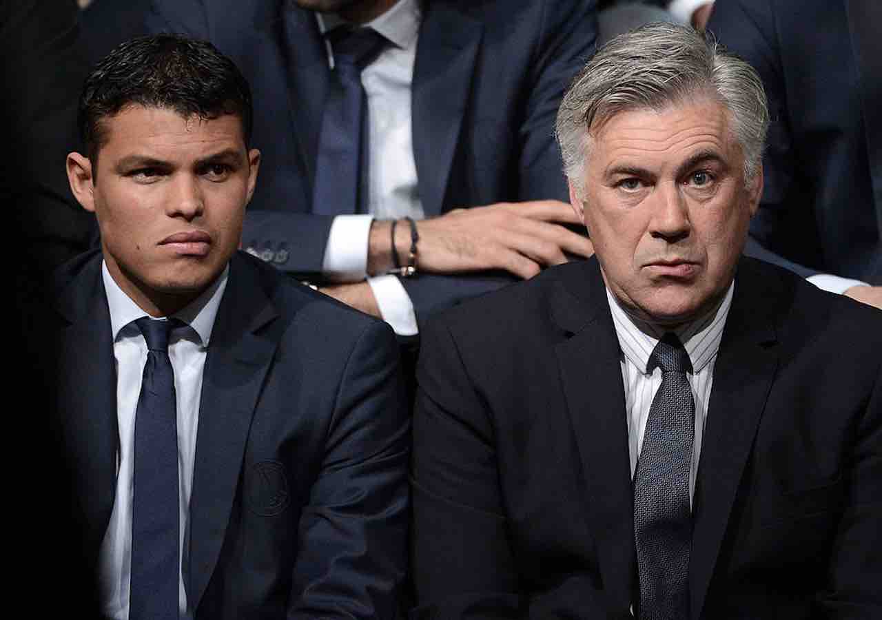 Carlo Ancelotti Thiago Silva