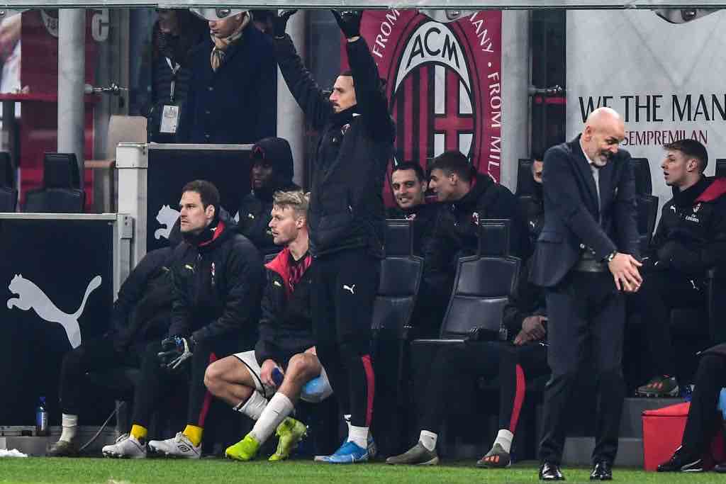 Ibrahimovic Pioli Milan